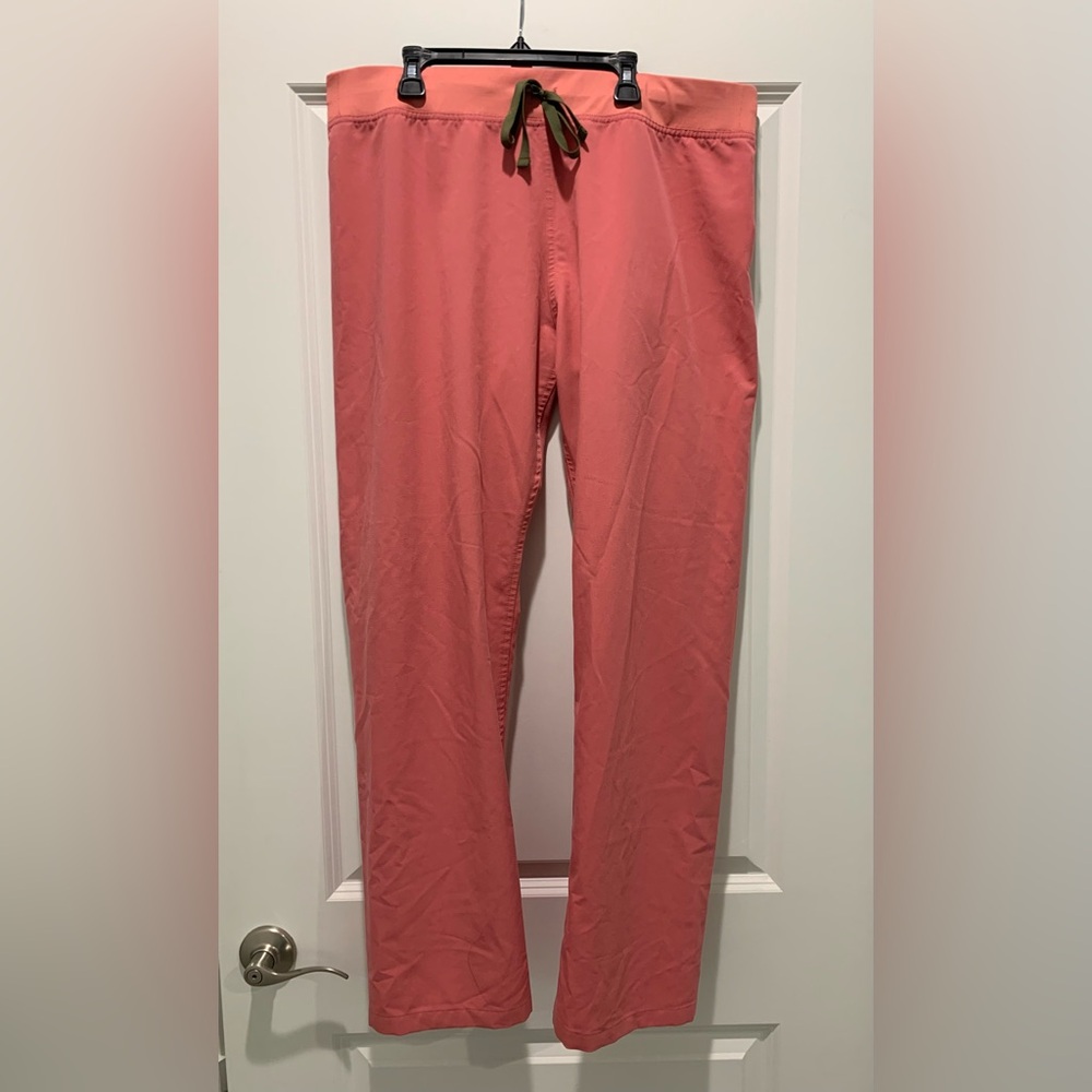 Figs Coral Straight Leg Pants